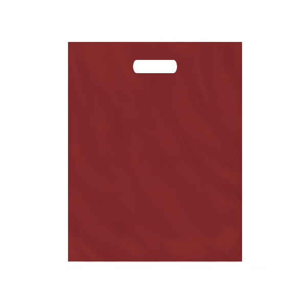 Пакет полиэтиленовый, бордовый, ПВД, 30×40 см