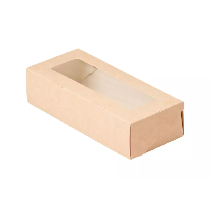 Коробка для продуктов универсальная с окном, 17×7×4 см