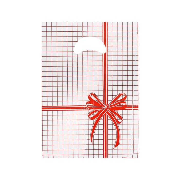 Пакетик полиэтиленовый «Красная клетка», ПНД, 22×30 см