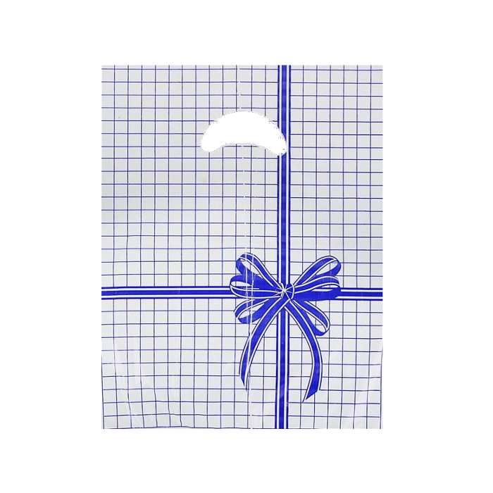 Пакетик полиэтиленовый «Синяя клетка», ПНД, 22×30 см