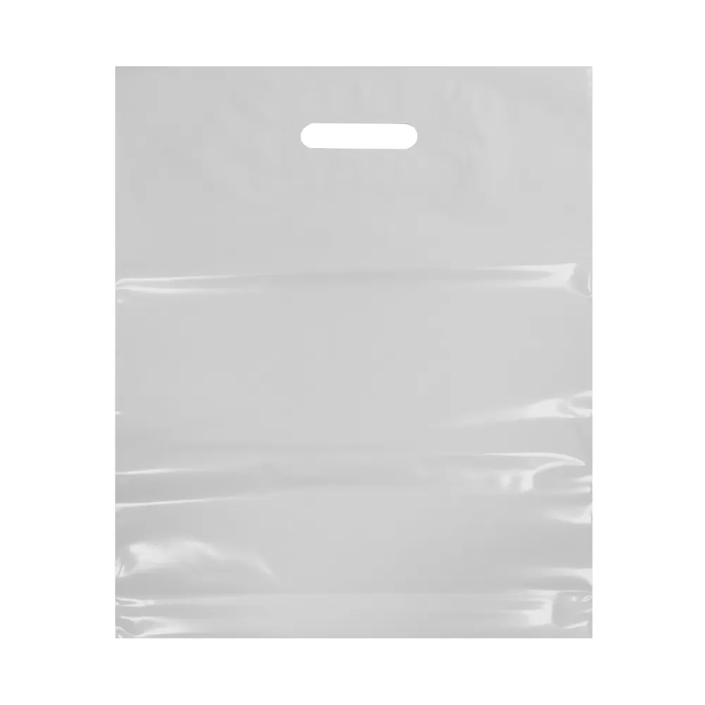 Пакет полиэтиленовый, белый, ПВД, 36×45 см