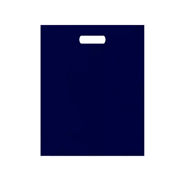 Пакет полиэтиленовый, синий, ПВД, 45×50 см