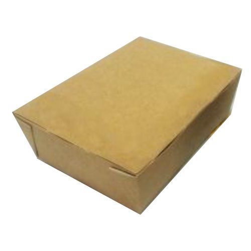 Ланч-бокс картонный, крафт, 19×15×5 см