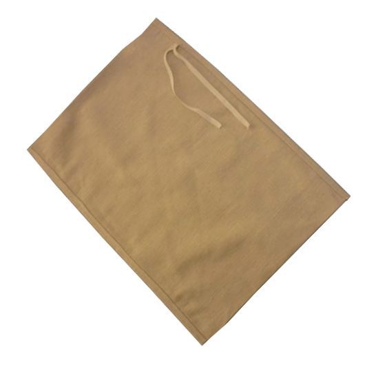 Мешок для проб с завязками, суровая двунитка, 20×40 см, 210 г/м²