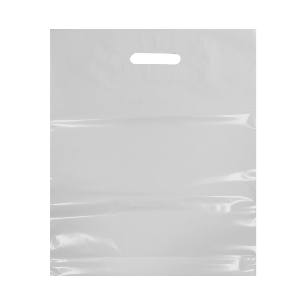Пакет полиэтиленовый, белый, ПВД, 36×45 см