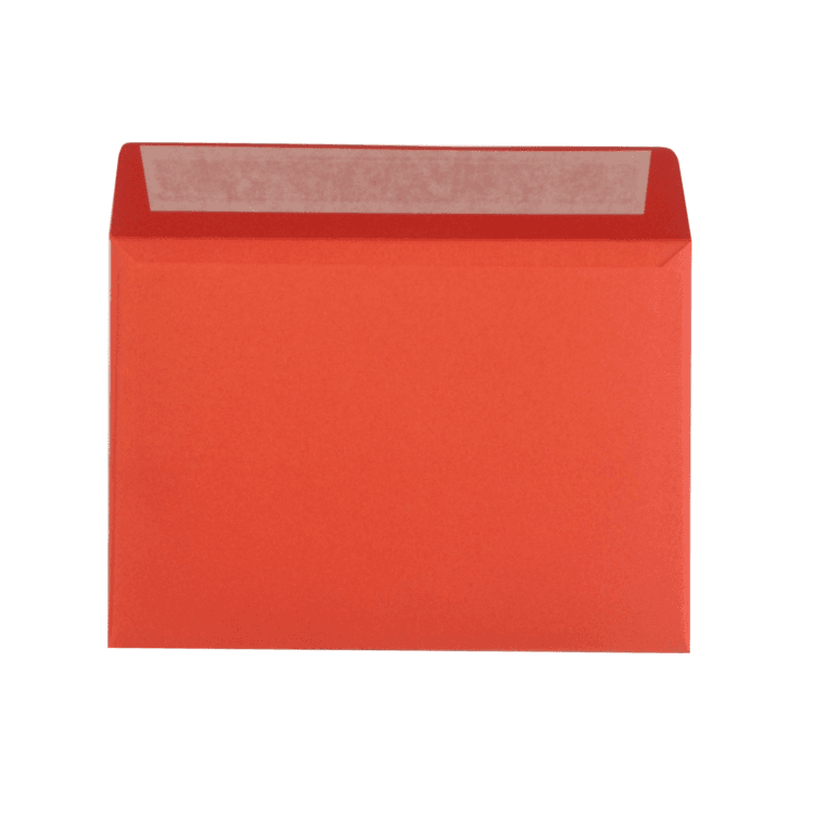 Красный конверт С5, стрип, 120 г/м²