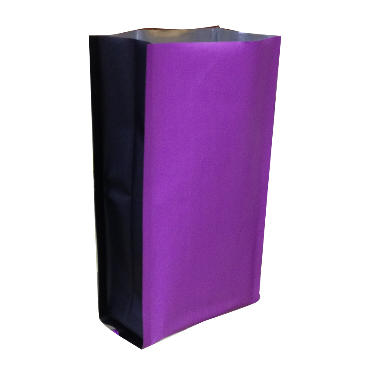 Пакет полипропиленовый двухцветный, сиреневый/чёрный, 11×7×25 см