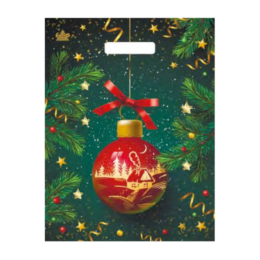 Пакет полиэтиленовый «Новогодний шар», ПВД, 31×40 см