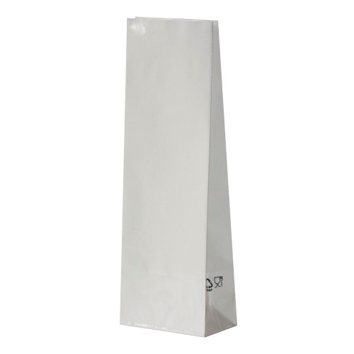 Пакет бумажный белый, 7×4×21 см