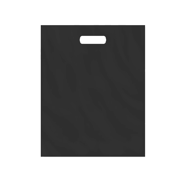 Пакет полиэтиленовый, чёрный, ПВД, 38×50 см