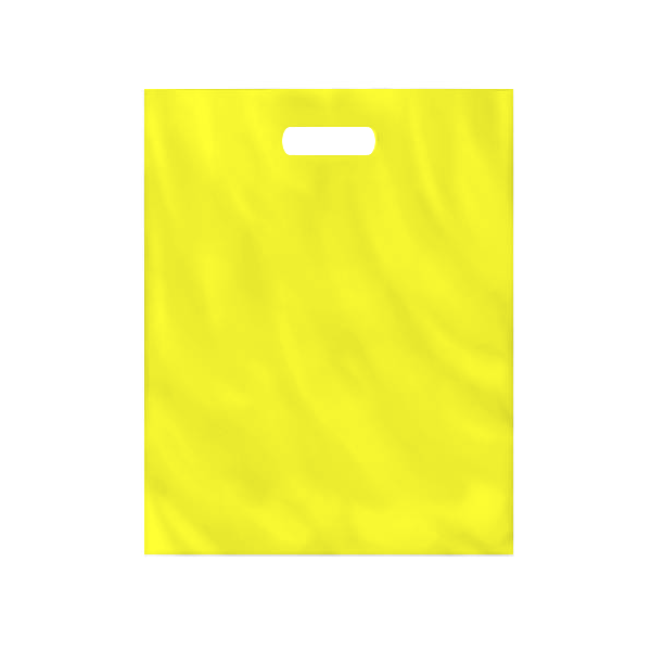 Пакет полиэтиленовый, жёлтый, ПВД, 30×40 см