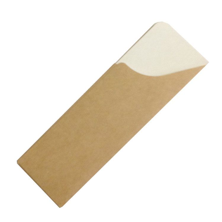 Конверт картонный для столовых приборов, крафт, 6×18 см