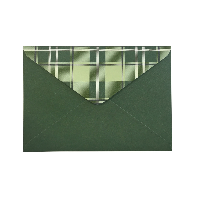 Зелёный конверт С6, декстрин, 100 г/м²