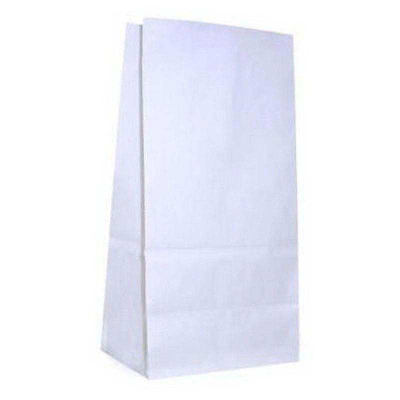 Крафт-пакет белый, 9×6×33 см