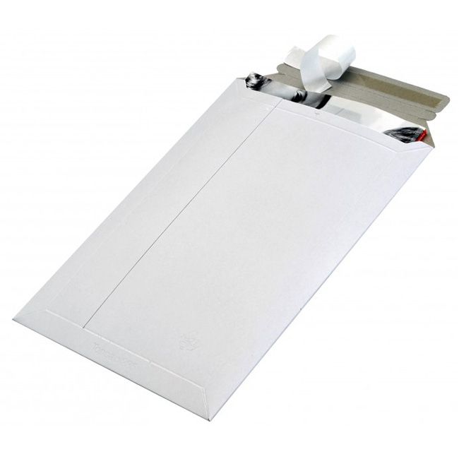 Почтовый пакет из картона белый, 25×35, 390 г/м²