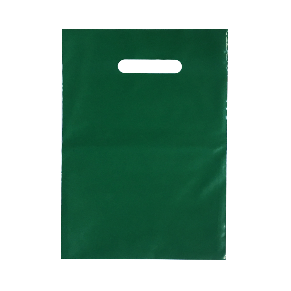 Пакет полиэтиленовый, зелёный, ПВД, 22×34 см