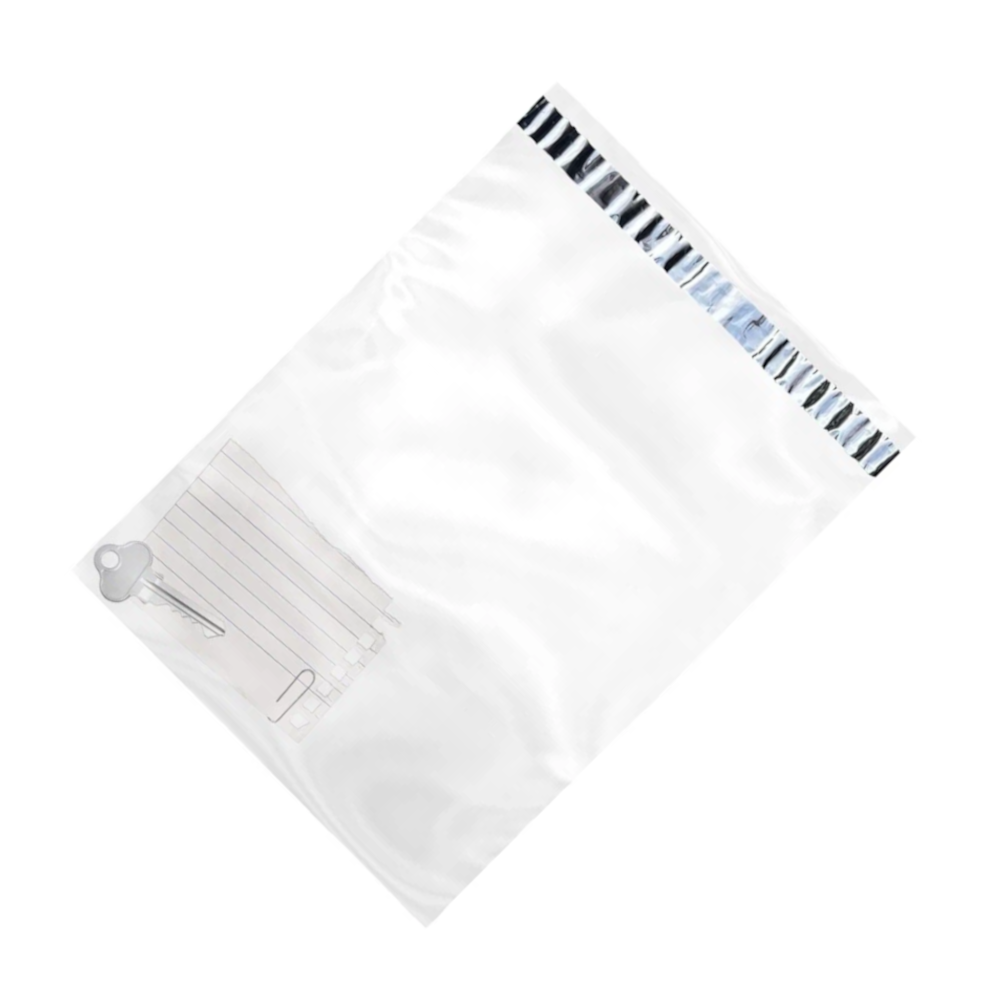 Курьер-пакет прозрачный без кармана, 30×40 см