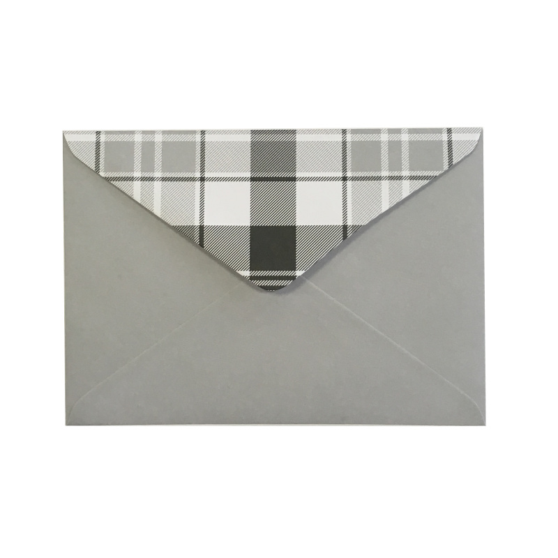 Серый почтовый конверт С6, декстрин, 100 г/м²