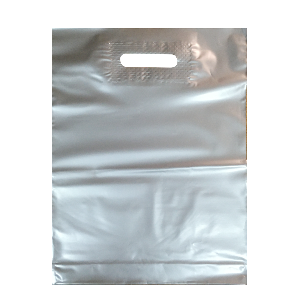 Пакет полиэтиленовый, серебряный, ПВД, 30×40 см