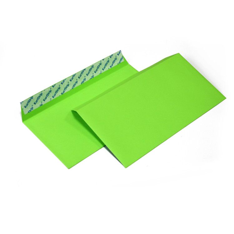 Зелёный конверт С65, стрип, 120 г/м²