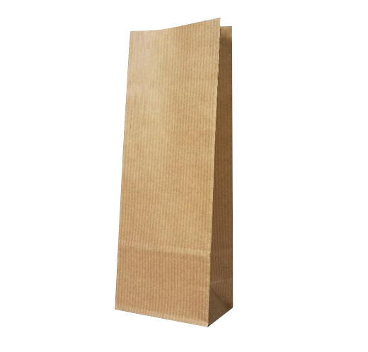 Пакет из крафт-бумаги с ламинацией, 7×4×21см