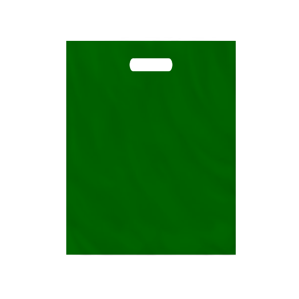 Пакет полиэтиленовый, зелёный, ПВД, 38×50 см