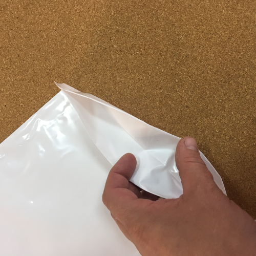 Пакет полиэтиленовый, белый, ПВД, 70×50 см