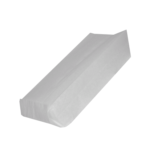 Пакет бумажный белый, 8×4×17 см