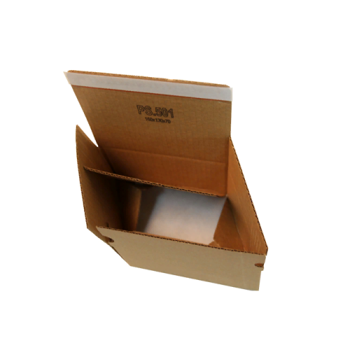 Гофрокоробка с клеевым клапаном, 21×15×11 см