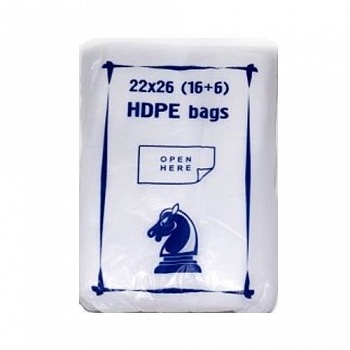 Пакеты фасовочные ПНД, 22×26 см, 8 мкм, евроблок