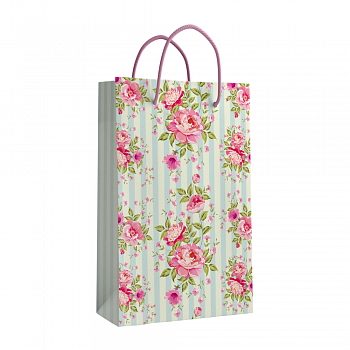 Пакет бумажный с ручками, с рисунком, 33×10×47 см