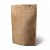 Дой-пак с замком zip-lock из гладкой крафт-бумаги, 24×33×4 cм