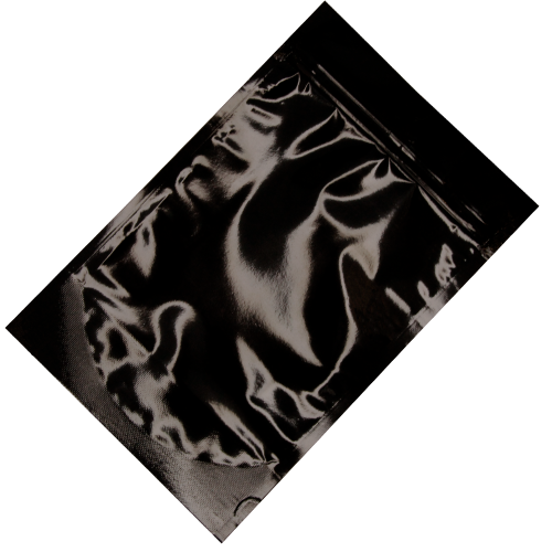 Дой-пак пластиковый с застёжкой zip-lock чёрный, 15×19×3 cм