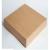Коробка картонная под пирожные, крафт, 25×25×10 см