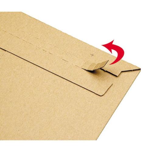 Почтовый пакет из картона крафтовый, 25×35, 400 г/м²