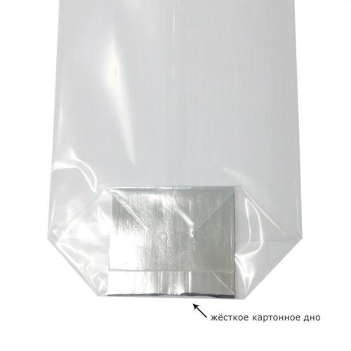 Прозрачный пакет «DENTELLE BLANCHE», с устойчивым дном, 250 г (6×4×26 см)