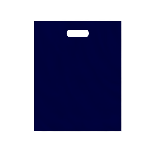 Пакет полиэтиленовый, синий, ПВД, 60×50 см