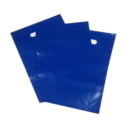 Пакет полиэтиленовый, ярко-синий, ПВД, 22×34 см