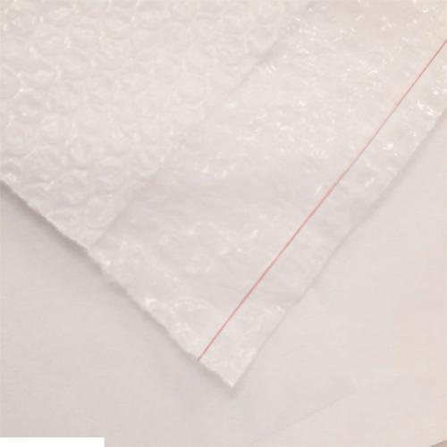 Пакет из воздушно-пузырчатой плёнки, белый, двухслойный, 30×32 см, 75 г/м², с клапаном