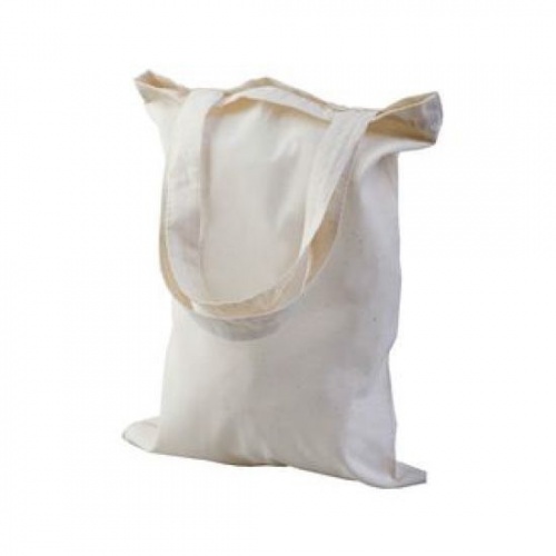 Сумка из хлопка, белая, 25×35 см