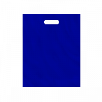 Пакет полиэтиленовый, ярко-синий, ПВД, 38×50 см