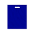 Пакет полиэтиленовый, ярко-синий, ПВД, 38×50 см