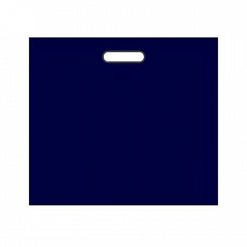 Пакет полиэтиленовый, синий, ПВД, 60×50 см