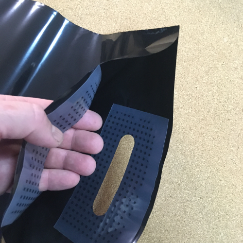 Пакет полиэтиленовый, чёрный, ПВД, 30×40 см