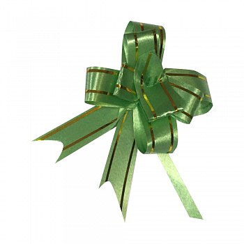 Бант самозатягивающийся, салатовый