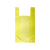 Пакет-майка, жёлтый, ПНД, 30×56 см