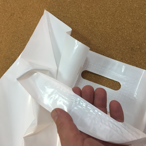 Пакет полиэтиленовый, белый, ПВД, 70×50 см