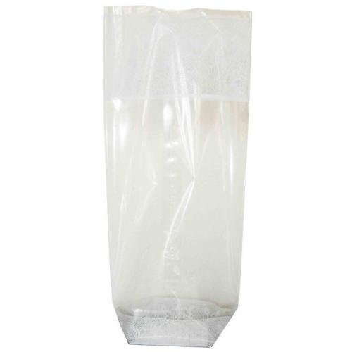 Прозрачный пакет «DENTELLE BLANCHE», с устойчивым дном, 250 г (6×4×26 см)