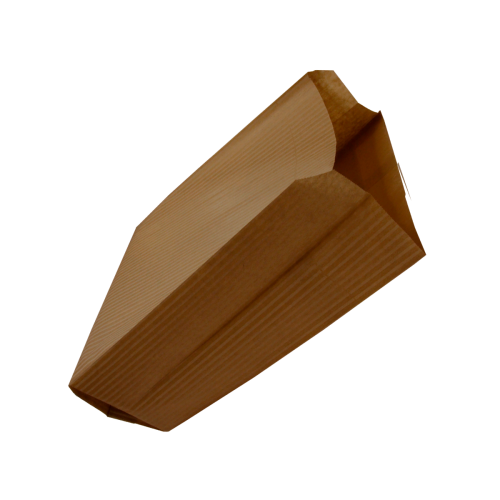 Крафт-пакет с рисунком «Полоски», 20×10×35 см