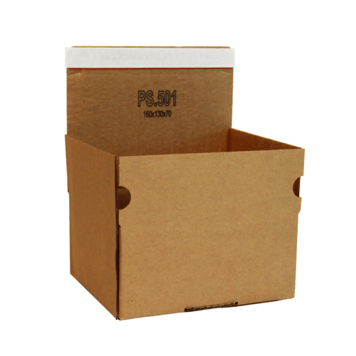 Гофрокоробка с клеевым клапаном, 16×13×7 см